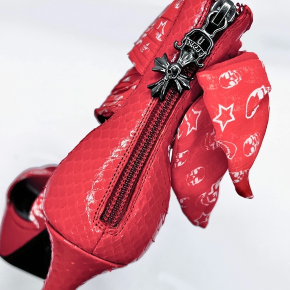 Philippe Plein GoldJunge heels - Picture 2 of 6